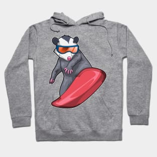 Opossum Snowboard Winter sports Hoodie